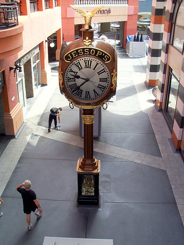 Historic Jessop's Clock, Horton Plaza, San Diego, California