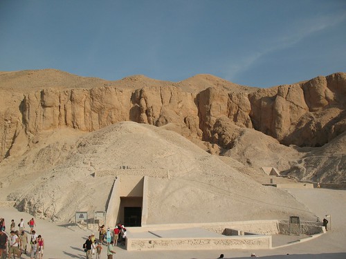 Entrance to one of the tombs in the Valley of the Kings