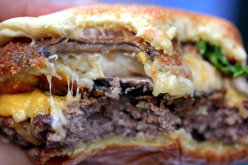 super-stack heart attack burger. Double Stack Burger innards