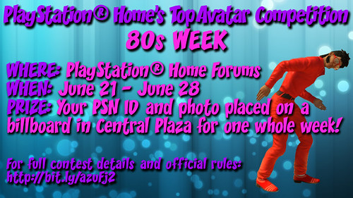 PlayStation Home: Top Avatar Competition -- 80s Week