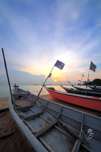 Sunset @ Fishing Village, Pantai Kundur, Malacca