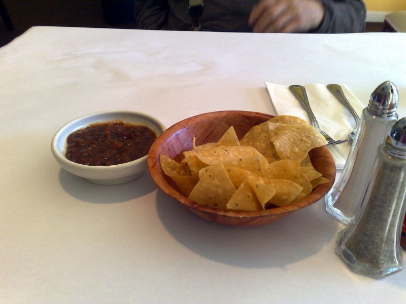 Tortillas and salsa