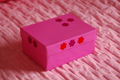 Caixa cor de rosa