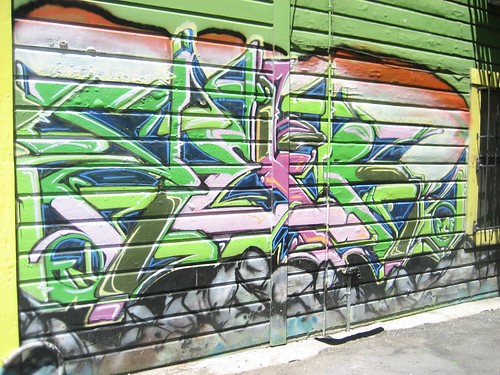 Mural Graffiti on Valencia St., The Mission, SF