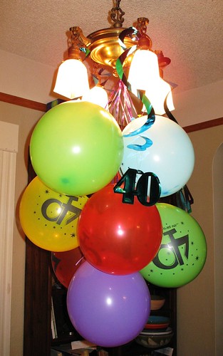 bday balloons inside