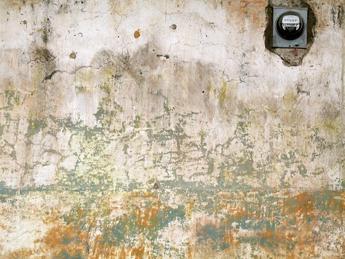 wallpaper for wall. Old Wall with Electric Meter