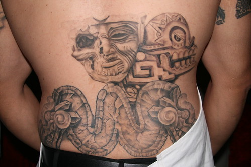 Whether or not those who are sporting Aztec Tattoo Designs are descendants 