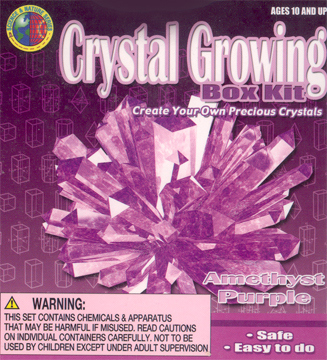 What the crystal growing experiment promised H.o.p.