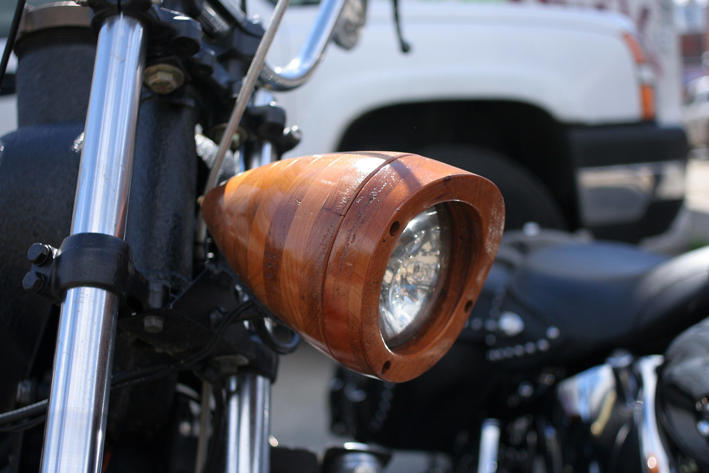 Wooden headlight