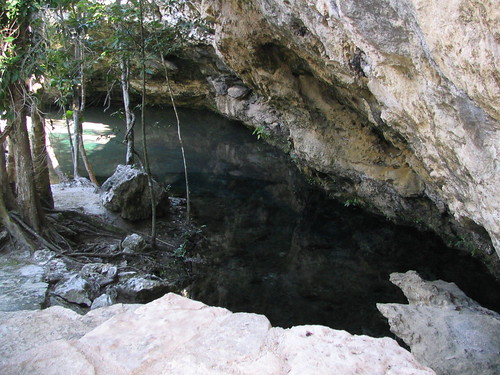 The starting point of Chac Mool cenote
