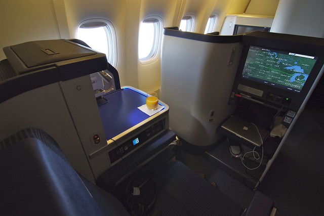 ANA New Business Class "Staggered"