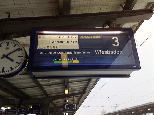 Verspätung in Weimar