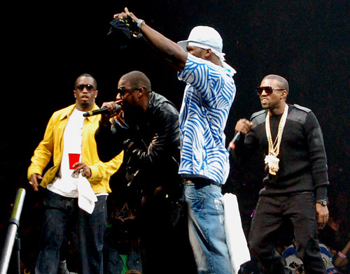 Diddy, Jay-Z, 50 Cent and Kanye West [Madison Square Garden / 08.22.07]