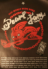 Pearl Jam Tourposter 2007