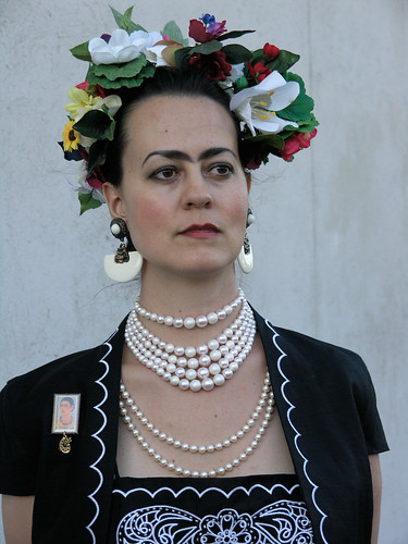 Davina as Frida Frida Kahlo Frida Kahlo's 100th Birthday
