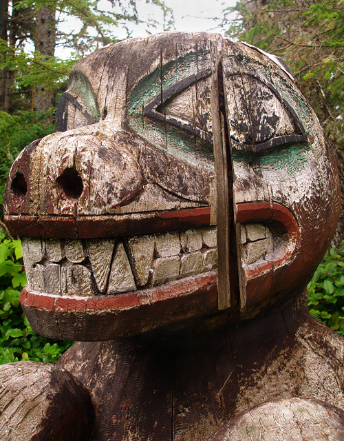 Bear Memorial Totem, Kasaan Totem Park