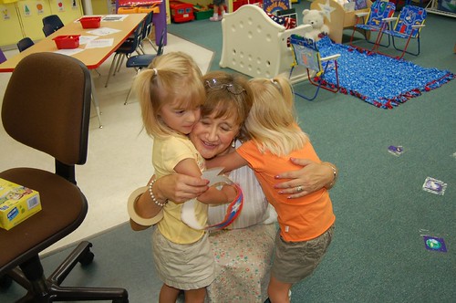 A hug from Mrs. P!