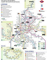 Plano Metro Madrid 2007 Grande
