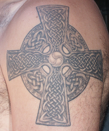 celtic cross tattoos design