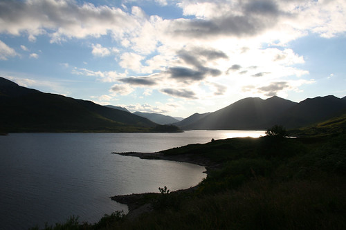 Loch Cluanie sunset