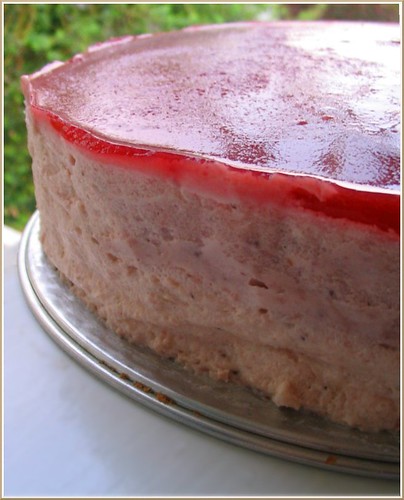 Strawberry Mirror Cake