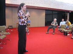 Silona speaks to workshop participants