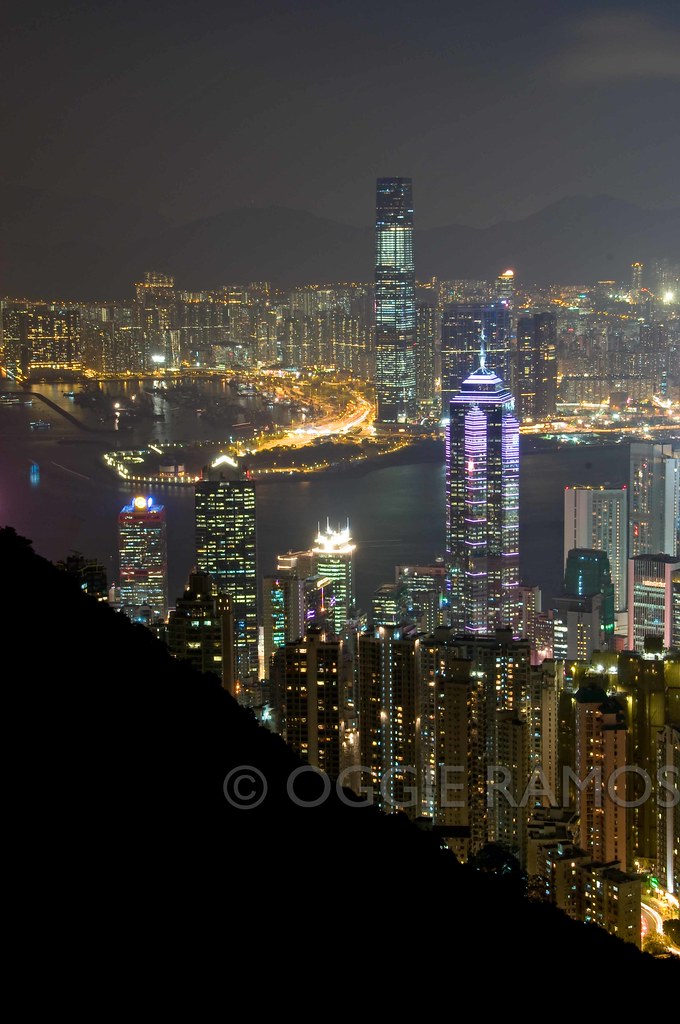Hong Kong - Night Skyline View III from Victoria's Peak