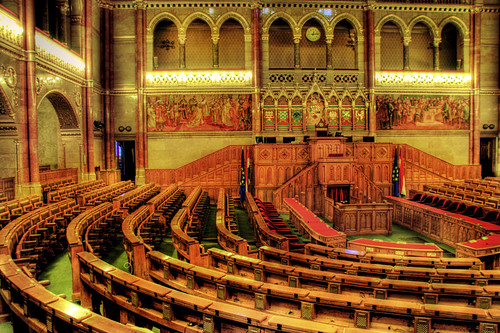 Inside the Parliament. Budapest. Dentro del parlament