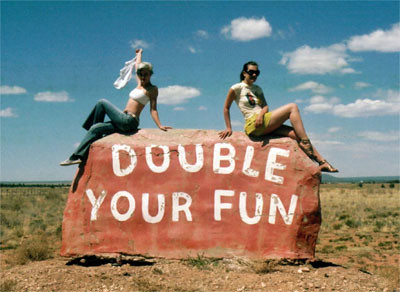 Double your fun, taken by Markku in May 2006, near Grand Canyon.