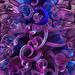 Purple Chihuly Chandelier