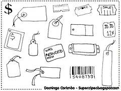 Domingo-carimbo: etiquetas