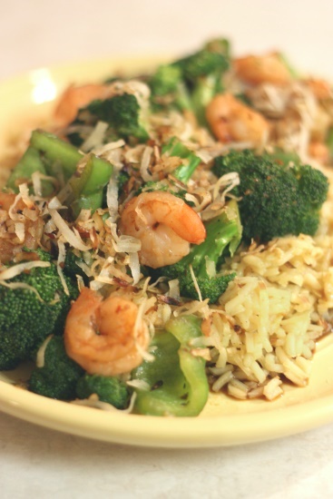 Shrimp with Coconut Rice - 2
