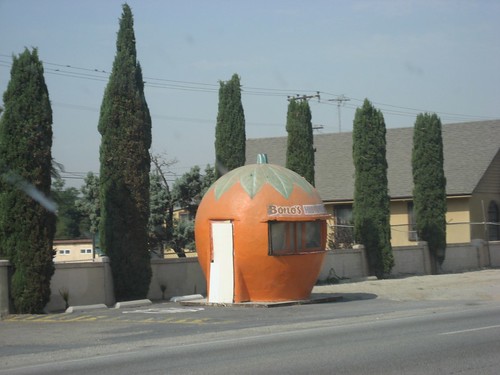 Last Remaining Route 66 Giant Orange Stand