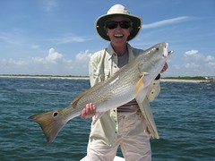 Amy with her Redfish