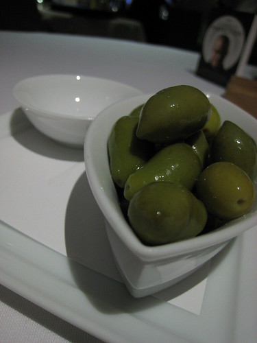 Picholine olives for us to nibble