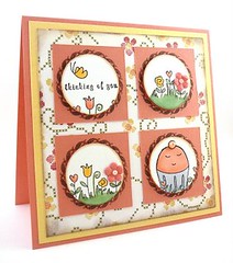 Sweet card made with Cakespy stamps