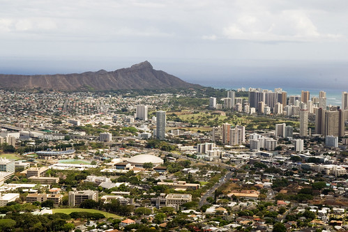 Looking over Honolulu