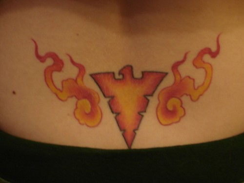 Phoenix Lower Back Tattoo For Female Tattoo Picture 3