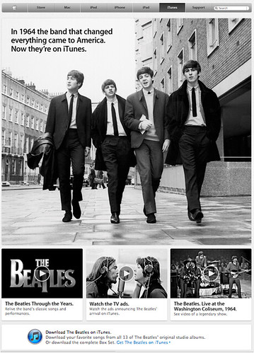 Beatles on iTune