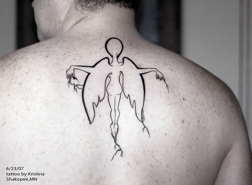 Dark Angel Tattoo and Body Piercing, Camden, London. sigur ros tattoo