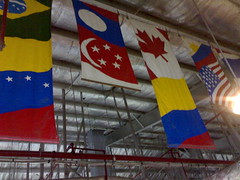 Flags of the world at Parkson Duty Free