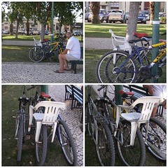DIY bike child seat