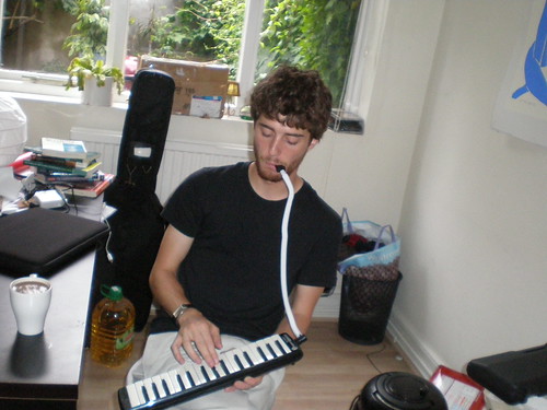 Ben and a melodica
