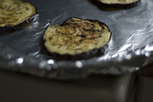 grilled eggplant...the first thing i haven't burnt on the bbq