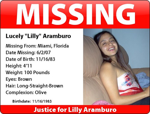 MISSING Lilly Aramburo