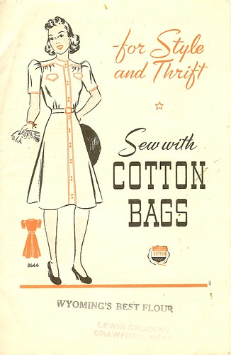 Sew with cotton bags booklet, 1941