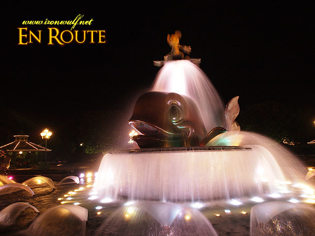Disney Fountain at the Entrance Gates