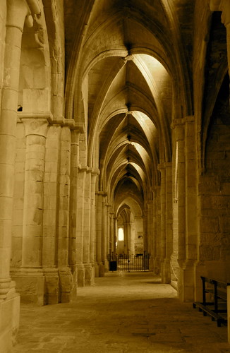 In the Church  - Poblet