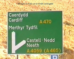 A Welsh Road Sign