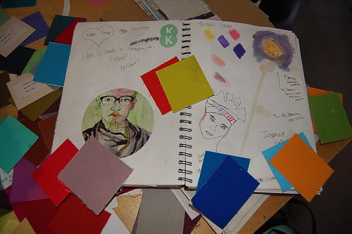 choosing colors based on sketchbook